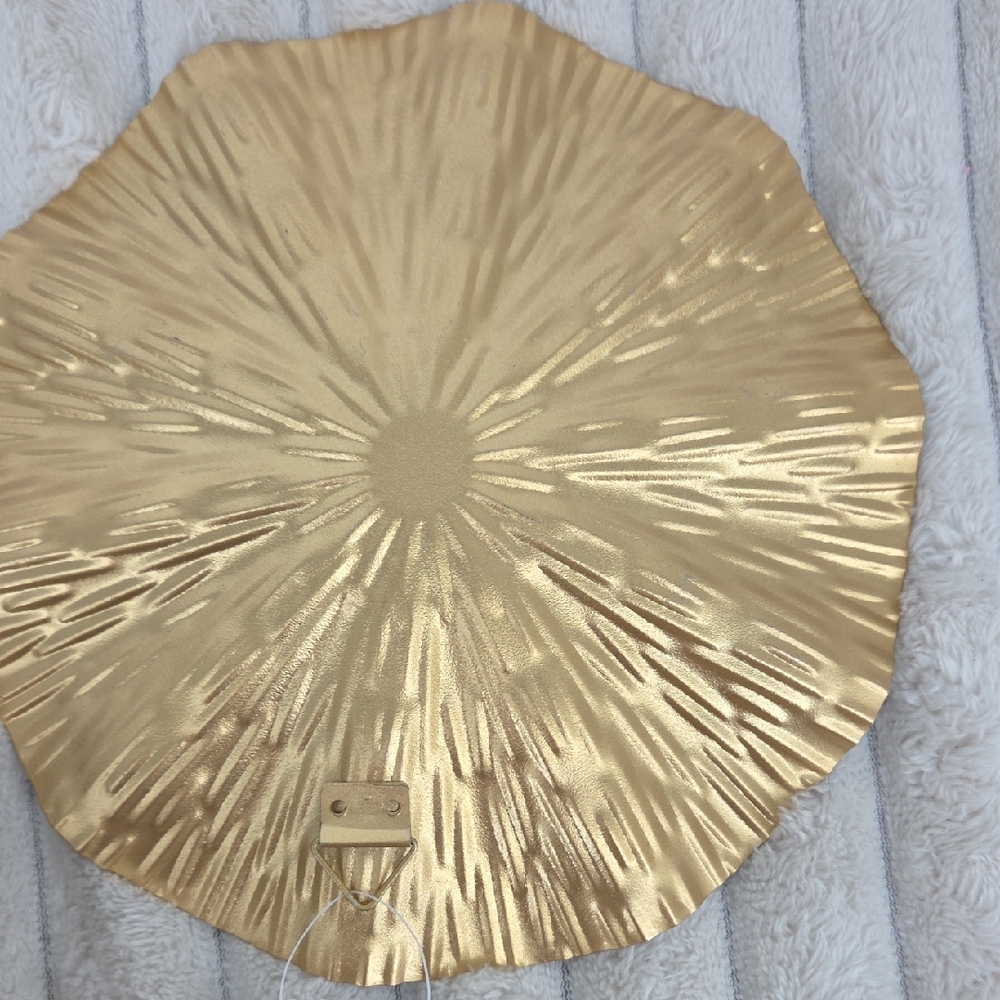 Radiant Gold Textured Shell Wall Art Set - Picture 5 of 7